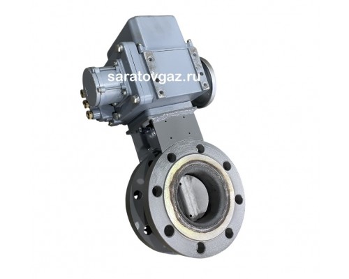 Заслонка дроссельная ЗД-50 с электроприводом МЭО (МЭОФ)