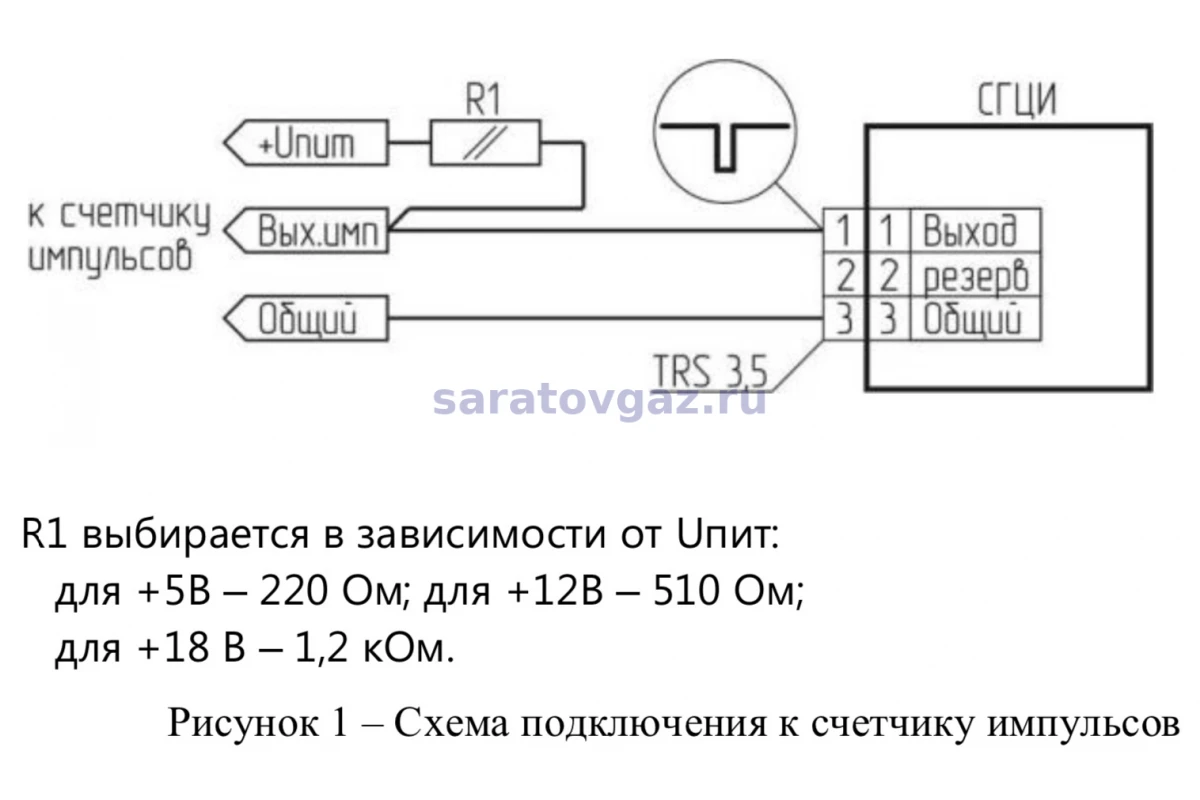 Счетчик газа цифровой G1.6